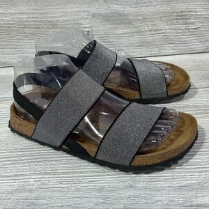Birkenstock Papillio Sandals Caterina Elastic Slingback Silver 37 Womens US 6 N